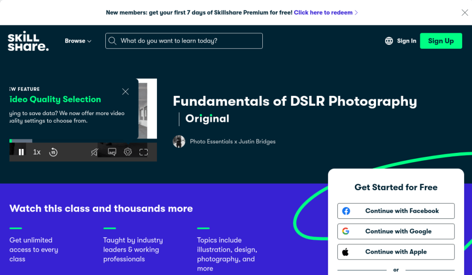 Course Preview Fundamentals of DSLR Photography