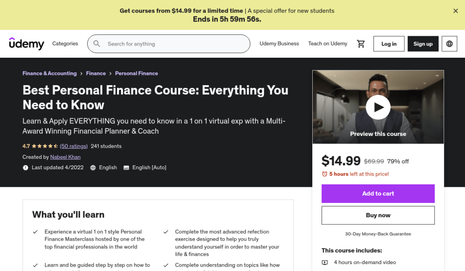 Course Preview Best Personal Finance Course: Everything You Need to Know