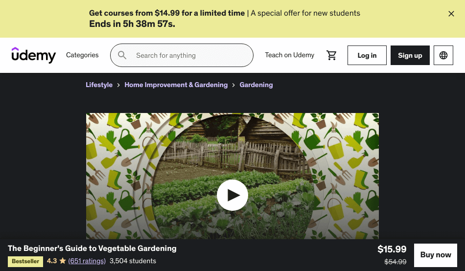 Course Preview The Beginner's Guide to Vegetable Gardening